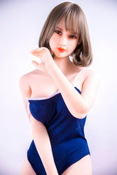 Small sex doll Alexandra beautiful 143cm fire doll