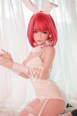 WM Doll 140cm Red Hair Small Sex Doll
