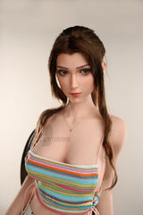 170cm tall and thin TPE body silicone head love doll fantasy sex doll