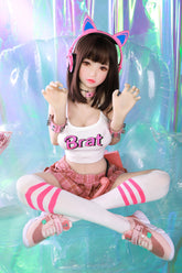 148cm fair skin TPE sex doll pretty Cos doll
