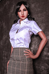 Poupée sexuelle grandeur nature Fire Doll 166 cm C Cup TPE Love Doll Senior White-Collar