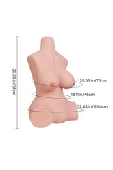 Joyotoy Marina 25,3 lb Poupée sexuelle à gros seins Masturbateur masculin