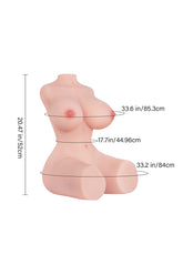 Joyotoy Vidona Poupée d'amour plantureuse et courbée Torse