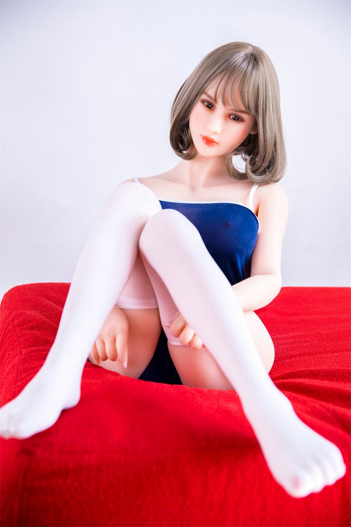 Small sex doll Alexandra beautiful 143cm fire doll