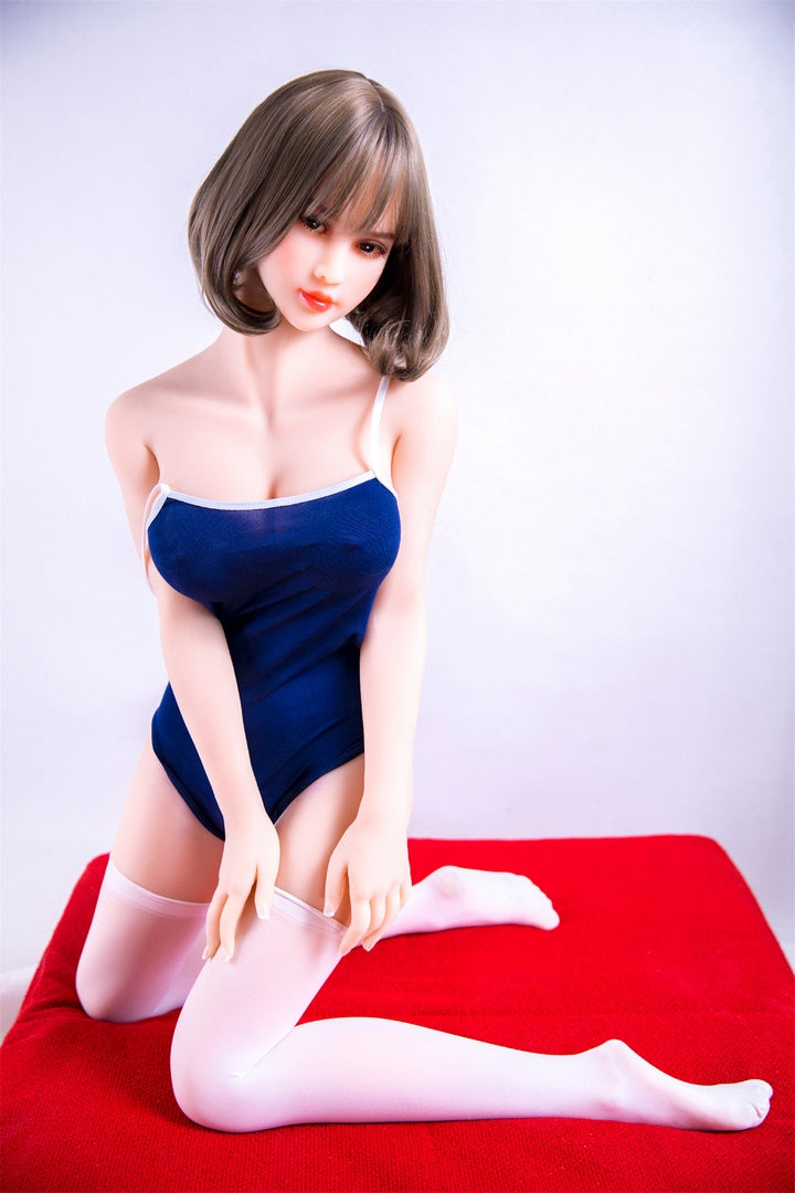 Small sex doll Alexandra beautiful 143cm fire doll