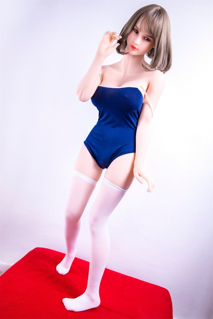 Small sex doll Alexandra beautiful 143cm fire doll