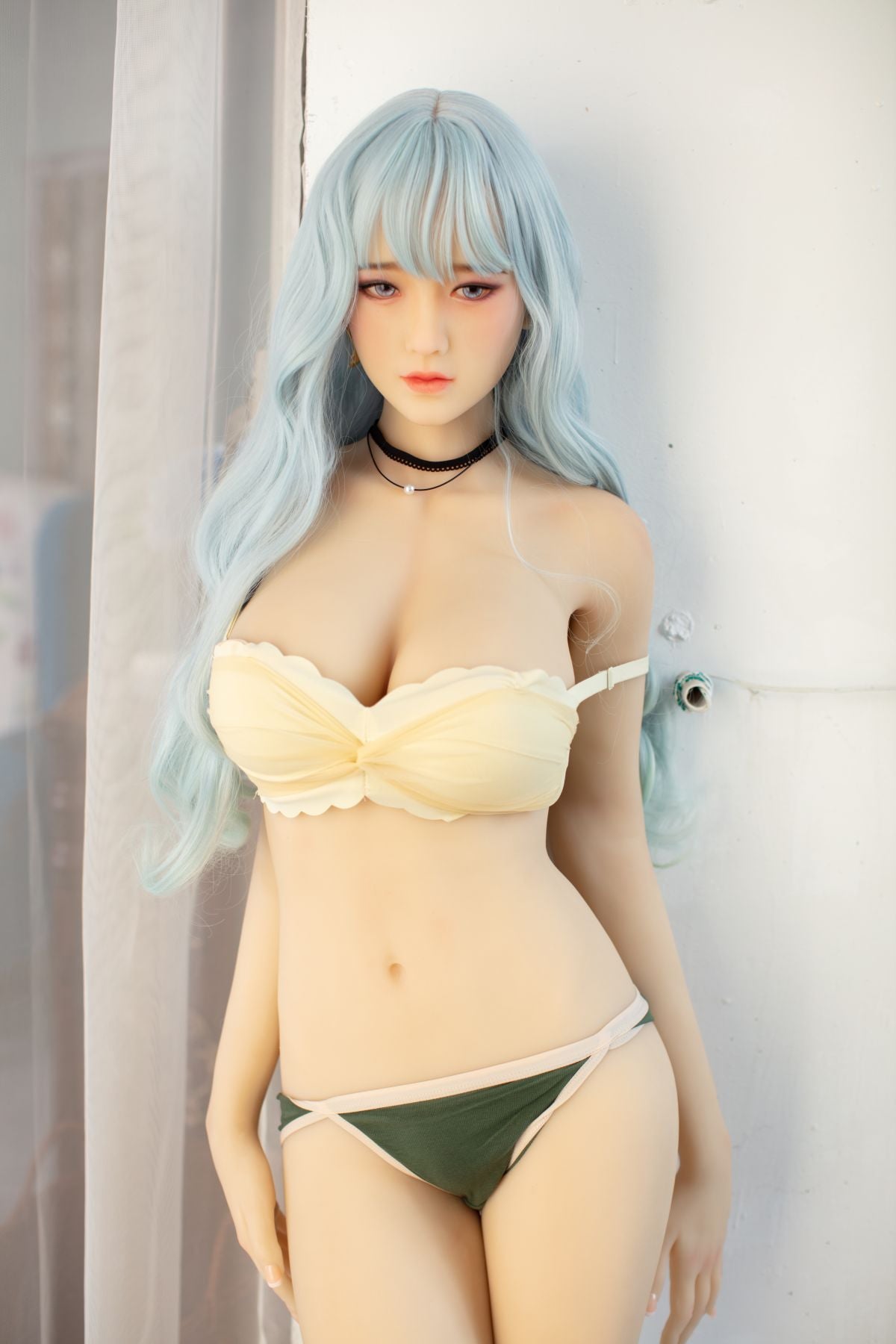 160 cm D Cup C36 Galaxy Doll Shy Silver-Haired Sex Doll