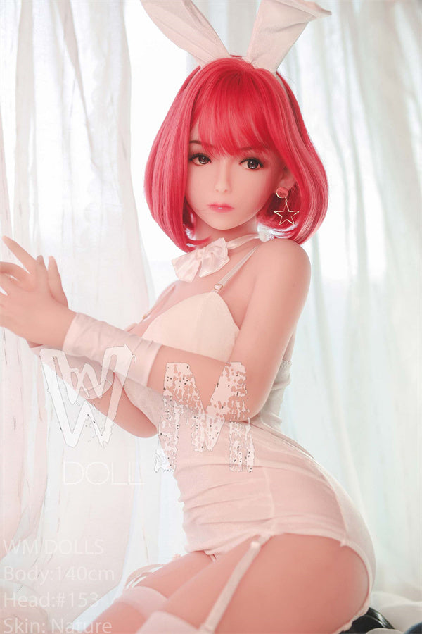 WM Doll 140cm rote Haare kleine Sexpuppe