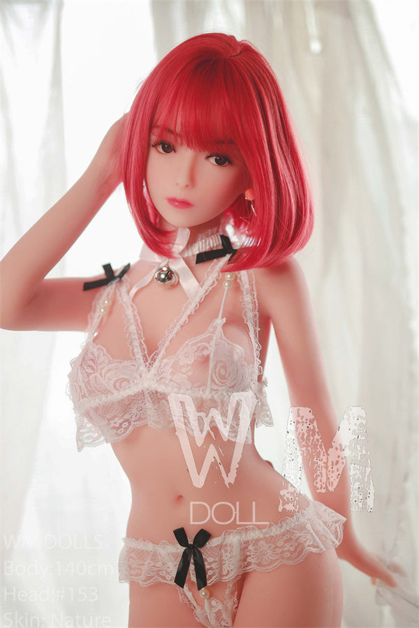 WM Doll 140cm rote Haare kleine Sexpuppe