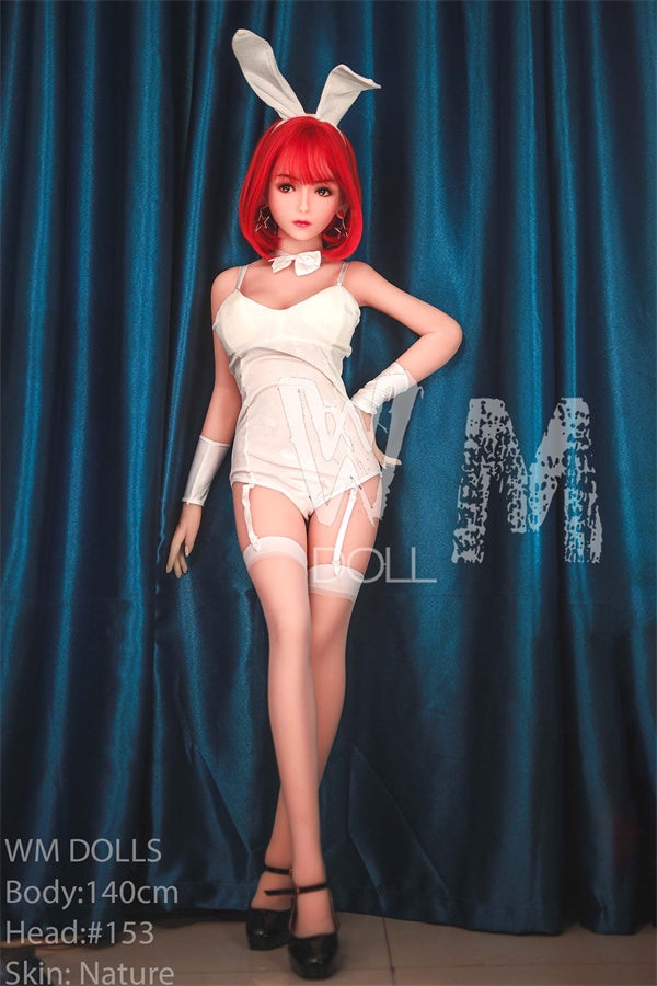 WM Doll 140cm rote Haare kleine Sexpuppe