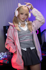 159 cm small breasts A cup sex doll e-sports girl Alice