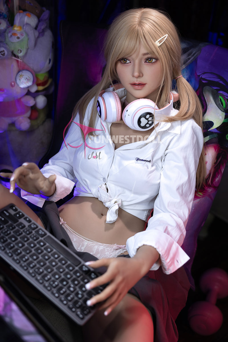 159 cm small breasts A cup sex doll e-sports girl Alice