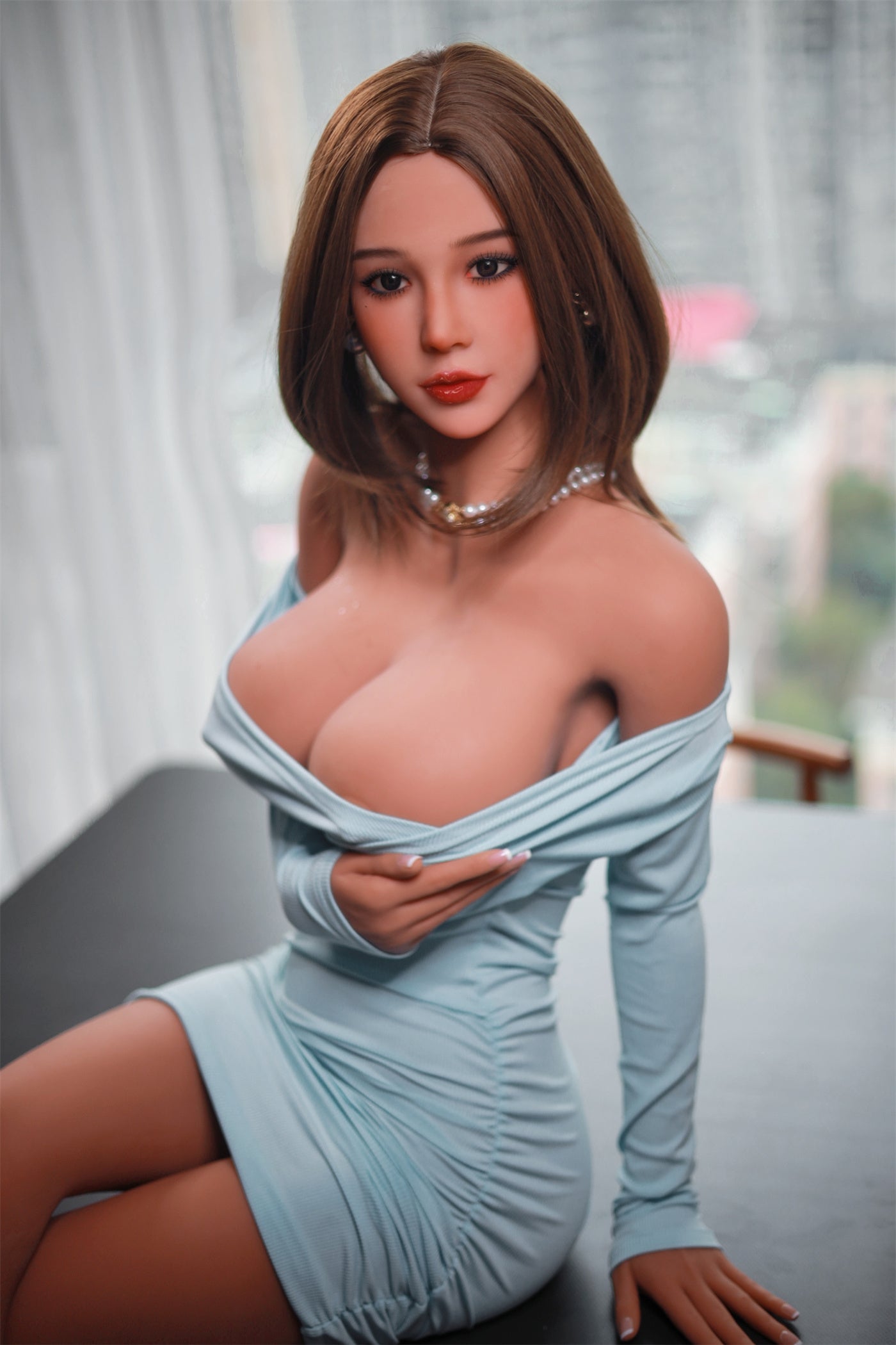 Poupée sexuelle en TPE Fire Doll 166cm E Cup Fire Doll Joline