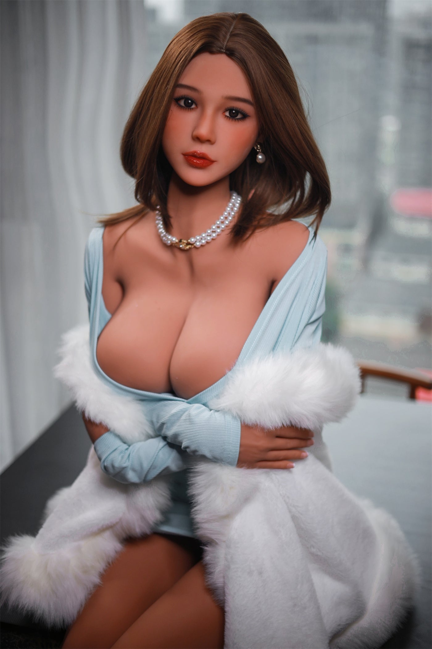 Poupée sexuelle en TPE Fire Doll 166cm E Cup Fire Doll Joline