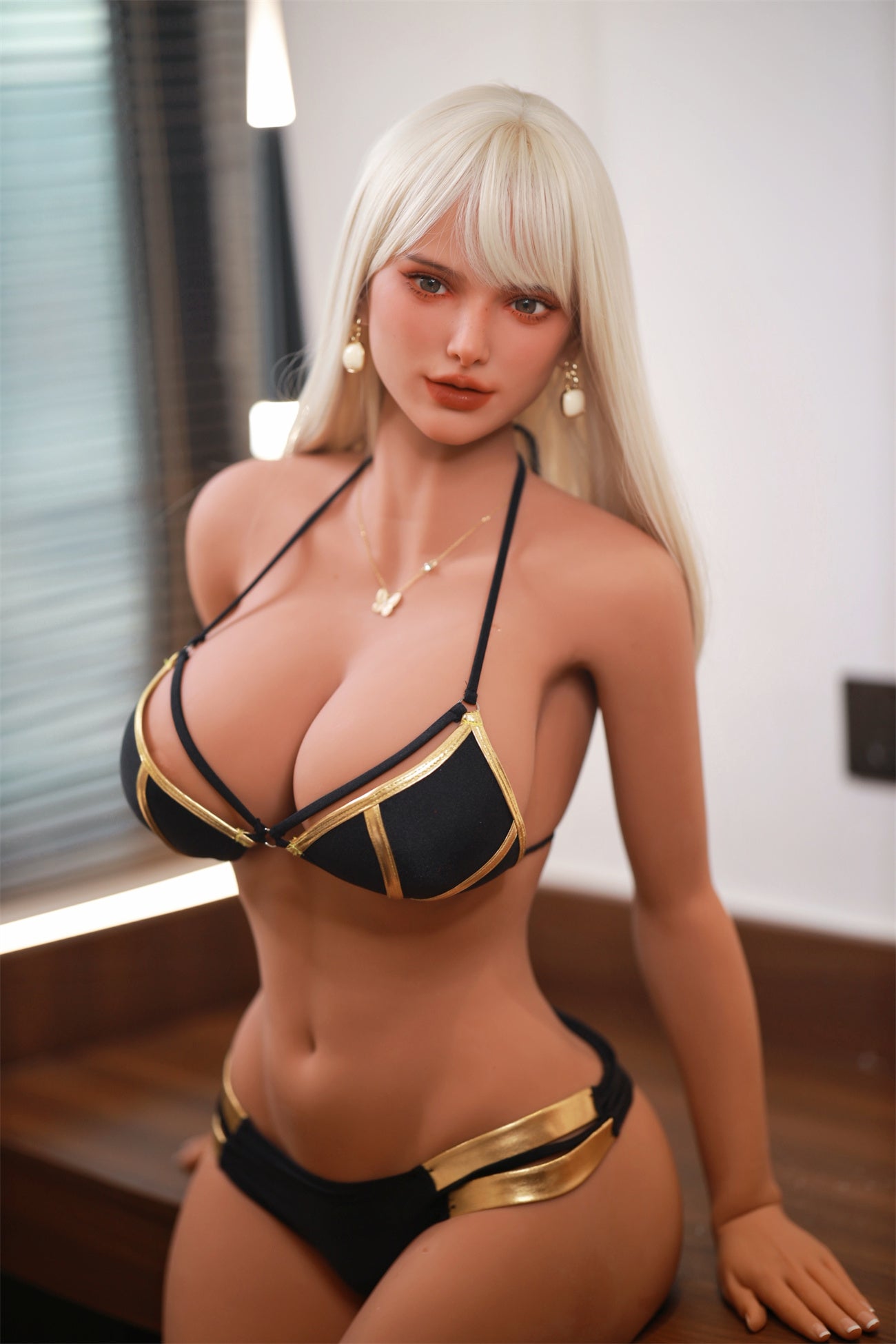 Poupée sexuelle réaliste Hedi 166 cm E Cup Fire Doll TPE