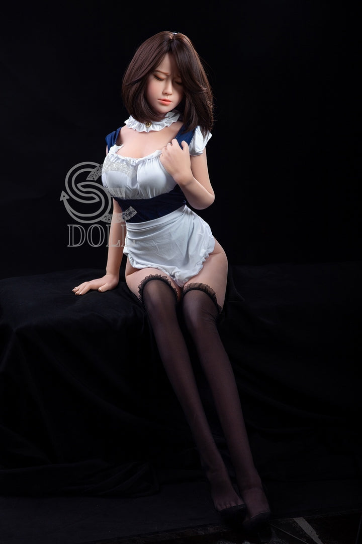 151cm closed eyes sex doll E Cup Asian doll