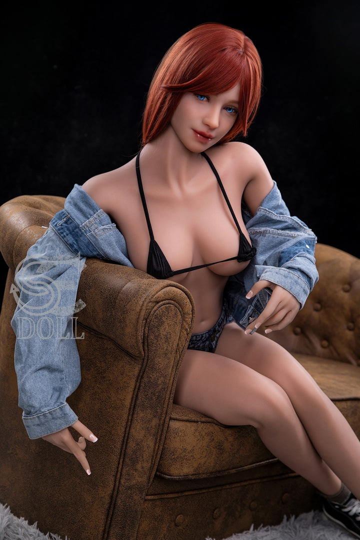 Carolyn 163cm E cup red hair realistic sex doll SE DOLL