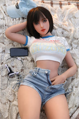 161 cm F-Cup SE Doll short hair exquisite face love doll with big breasts