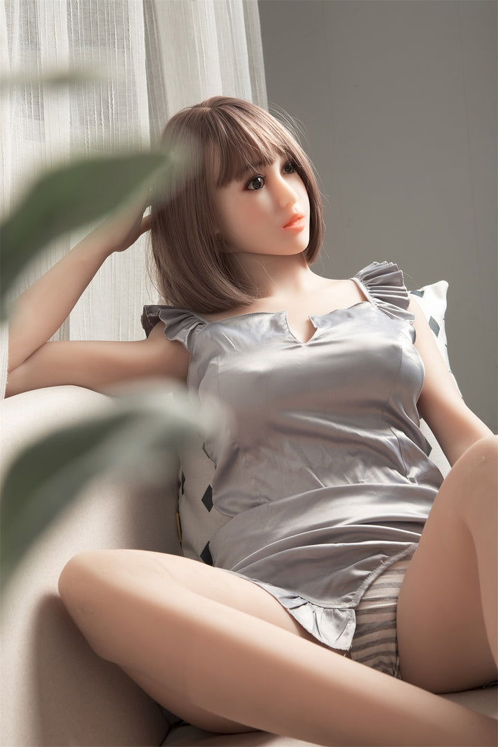 163cm Asian sex doll short hair fair skin real doll